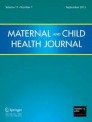 Maternal and Child Health Journal Special Edition cover